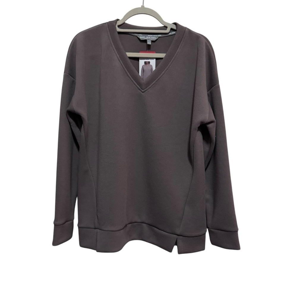 Marc New York / Andrew Marc V-Neck  Relaxed Fit Tunic Sweater - NWT